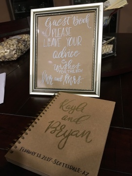 Guest Book & sign